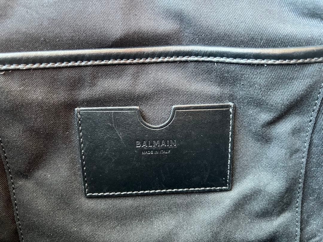 BALMAIN トートバッグ 黒/ホワイト