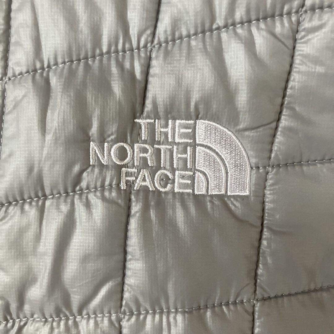 ザノースフェイス　ダウンジャケット　THERMOBALL 灰色　レディースL