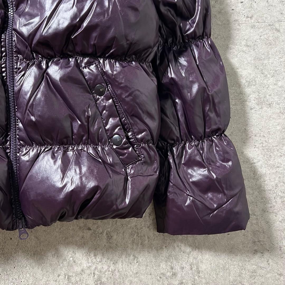 OLD GAP オールドギャップ ファーダウン 紫 光沢 Y2K 平成ギャル