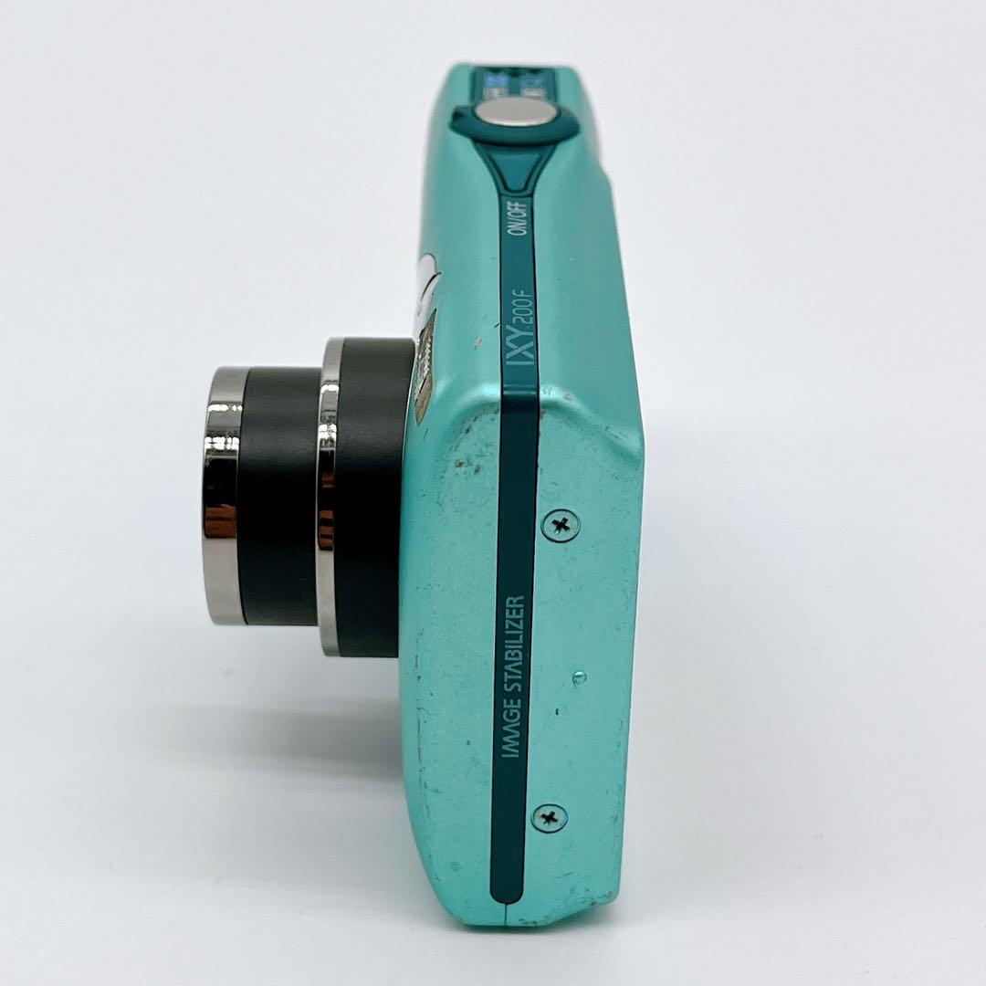 【希少】Canon IXY 200F オールド コンデジ グリーン 箱あり