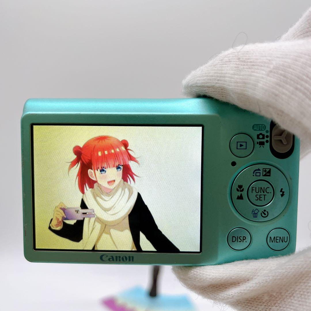 【希少】Canon IXY 200F オールド コンデジ グリーン 箱あり