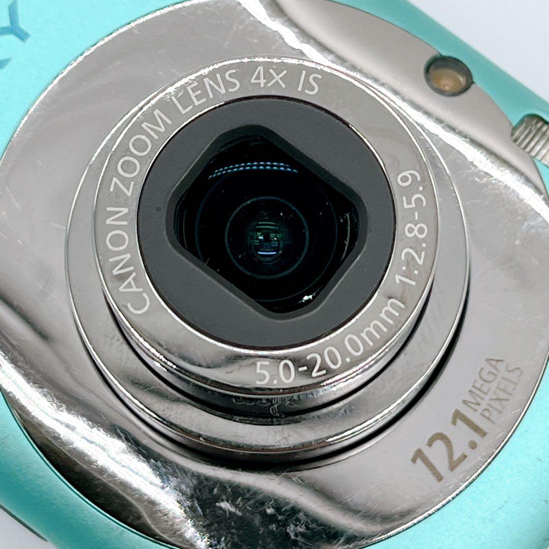 【希少】Canon IXY 200F オールド コンデジ グリーン 箱あり