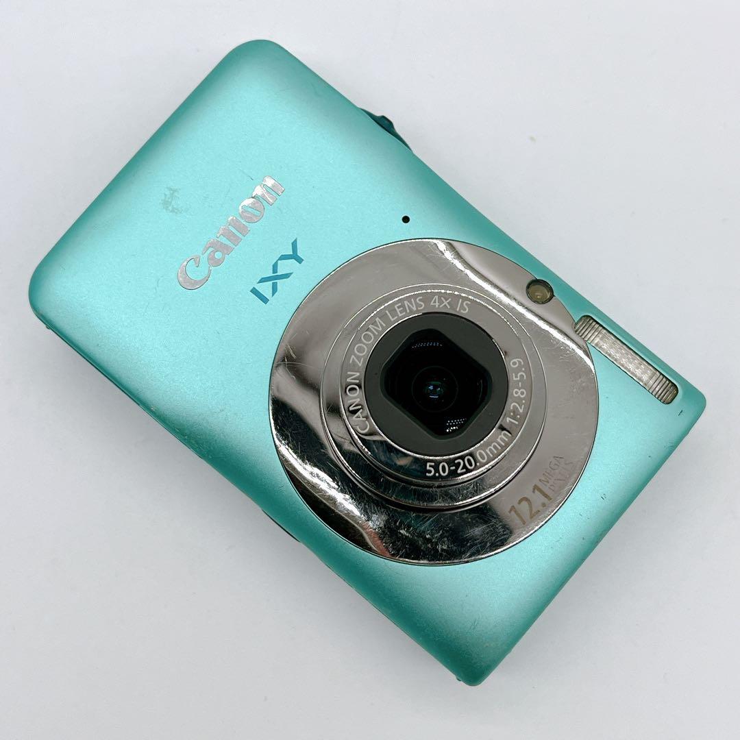 【希少】Canon IXY 200F オールド コンデジ グリーン 箱あり