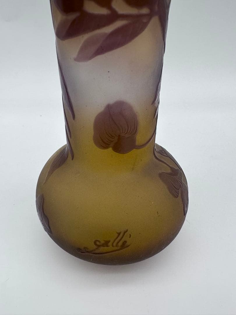 エミール ガレ Emile Galle 花瓶　ガラス工芸　アンティーク