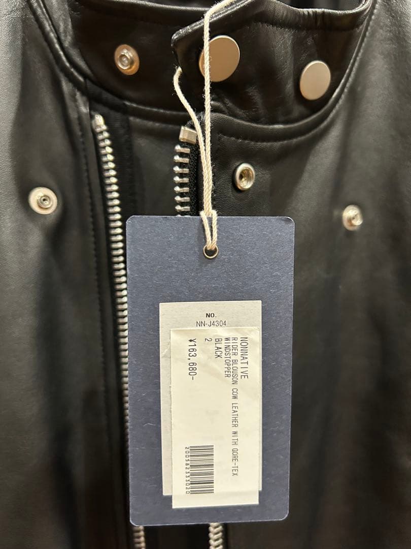 nonnativeノンネイティブ　レザージャケット　2023AW