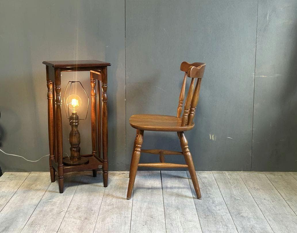 ①　飛騨産業　キツツキマーク　ウィンザーチェア　スポークチェア　SZ