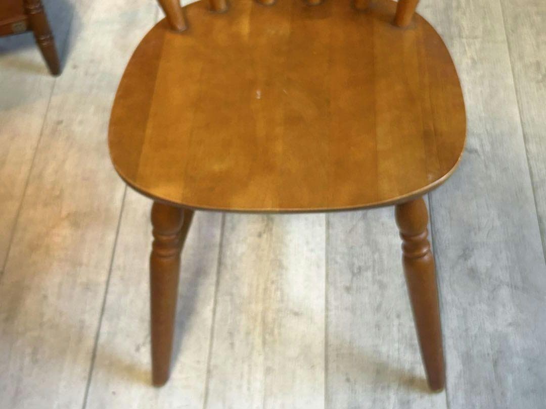 ①　飛騨産業　キツツキマーク　ウィンザーチェア　スポークチェア　SZ