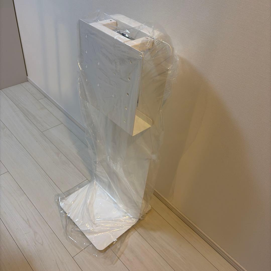 KUROSHIRO テレビスタンド ホワイト スチール