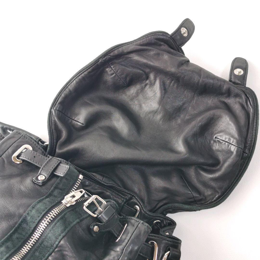 アレキサンダーワン リュックサック バックパック バッグ レザー ブラック