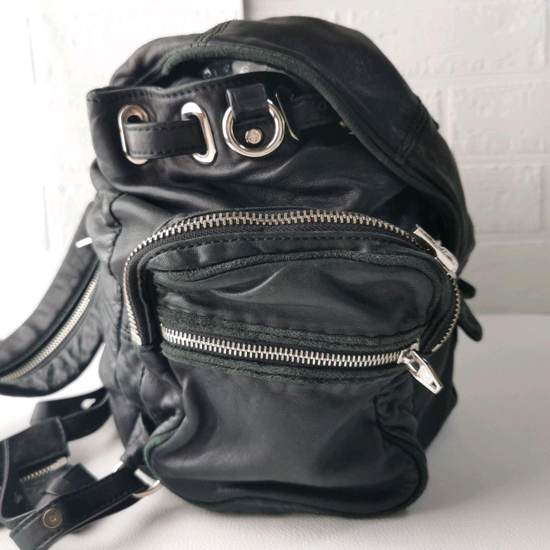 アレキサンダーワン リュックサック バックパック バッグ レザー ブラック