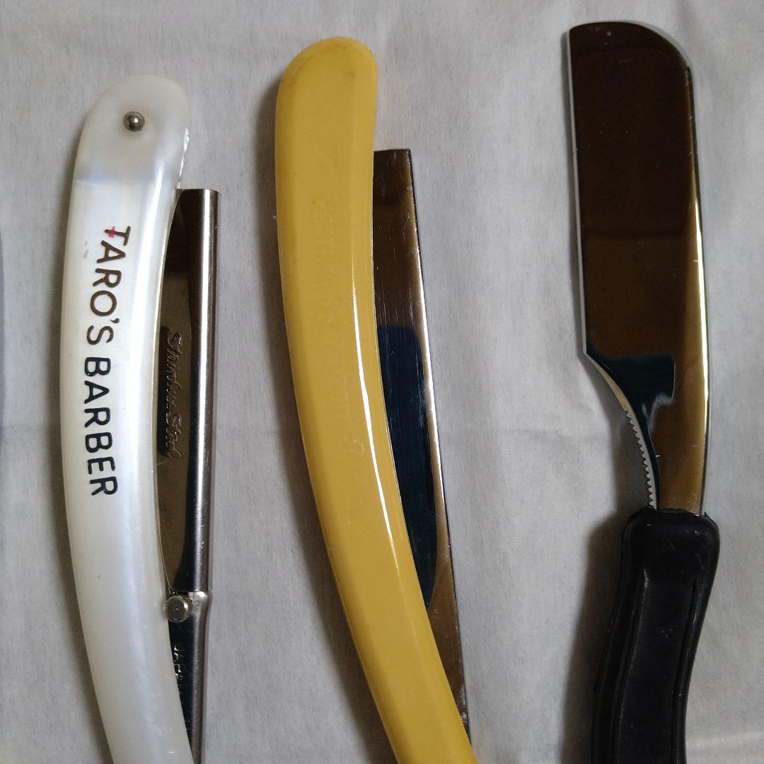 理容　カミソリ　剃刀　6本おまとめ　中古