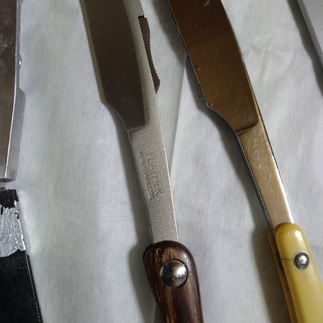 理容　カミソリ　剃刀　6本おまとめ　中古