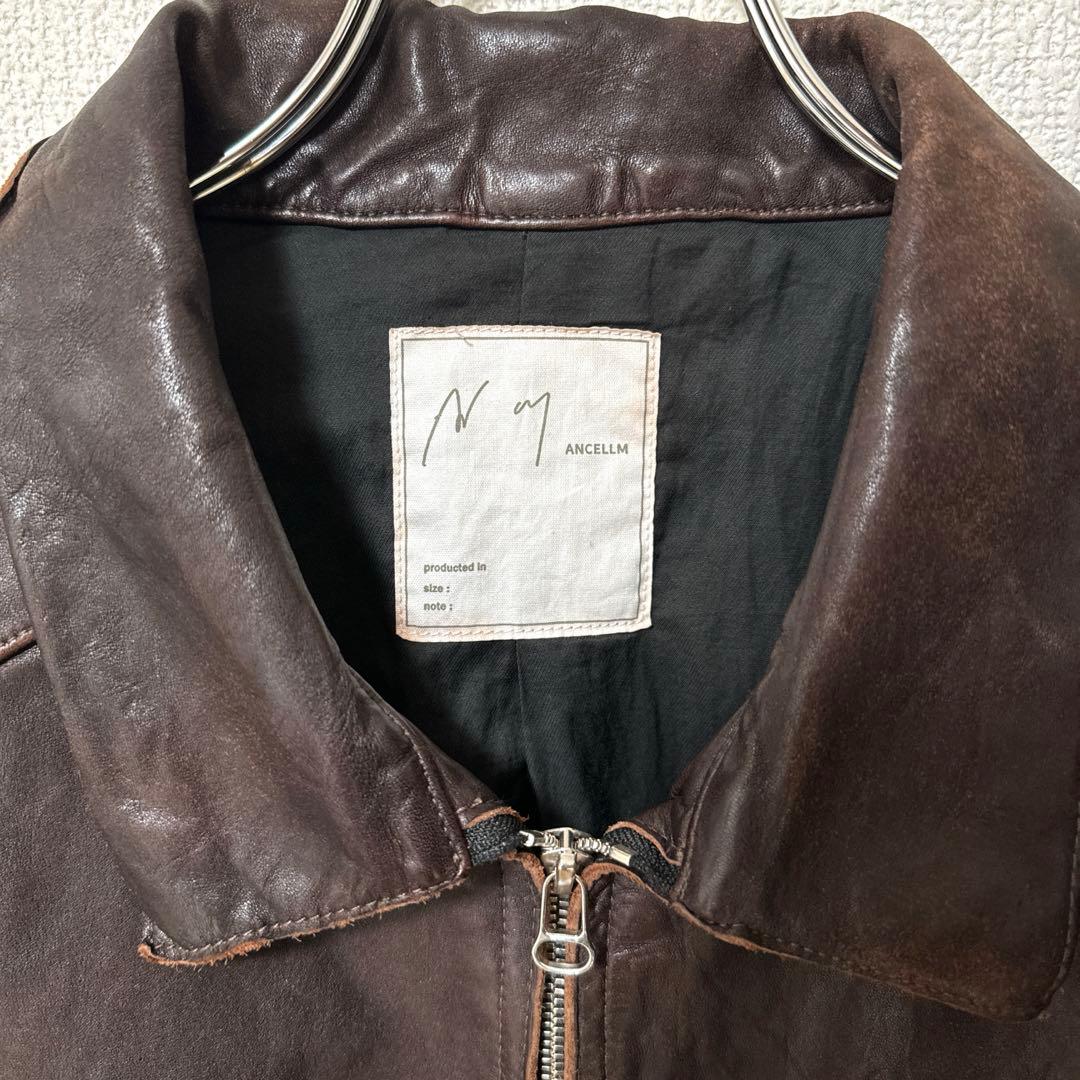 ANCELLM レザージャケット CWU LEATHER JACKET