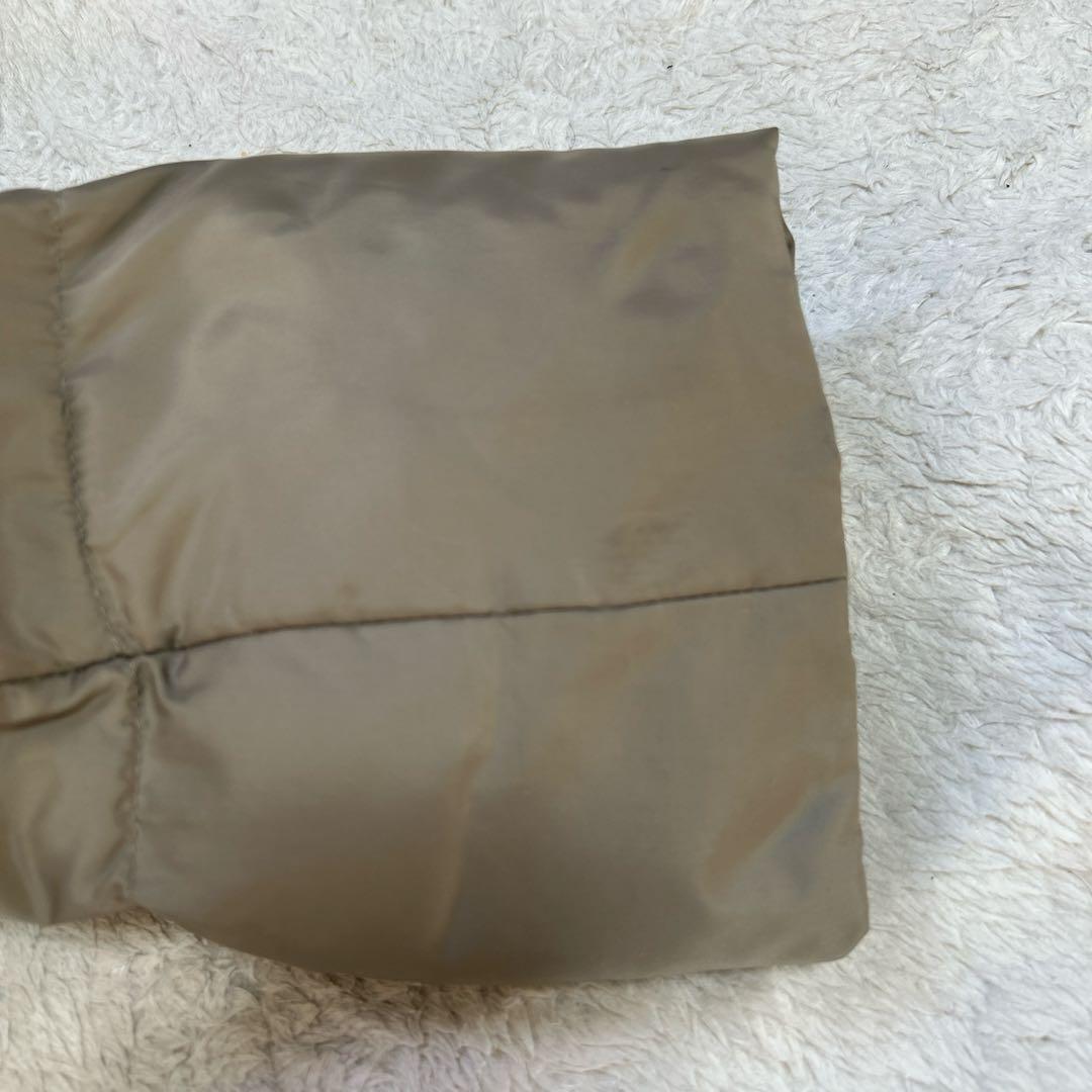 イネド　オリーブグリーン ダウンジャケット ファー付き　大きいサイズ