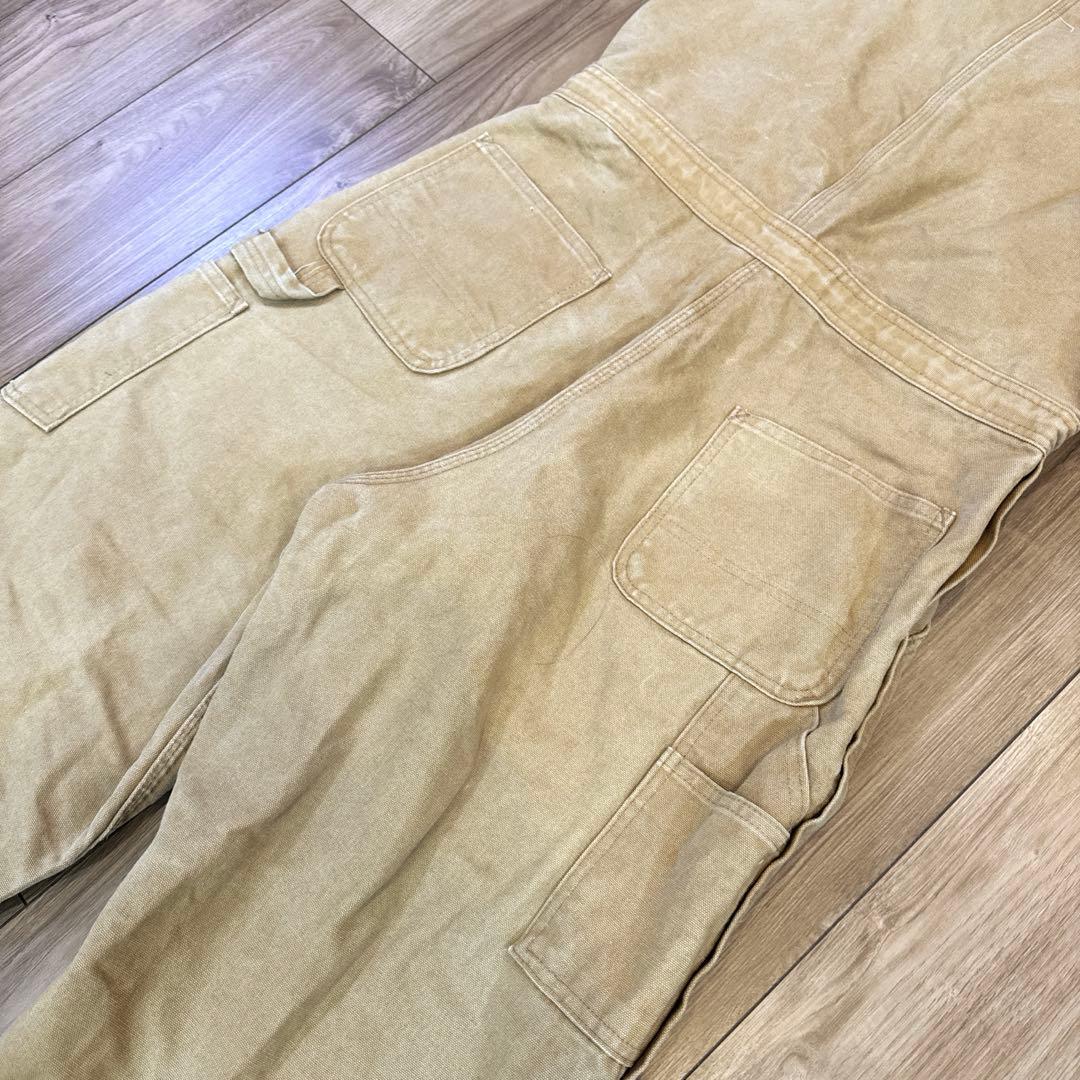 90s Carhartt カーハート ダブルニー ビブ オーバーオール ダック
