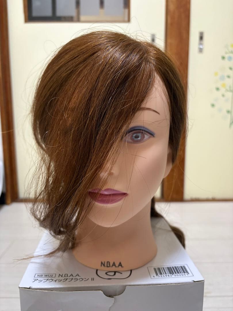 N.B.A.AブラウンIIロングウィッグ