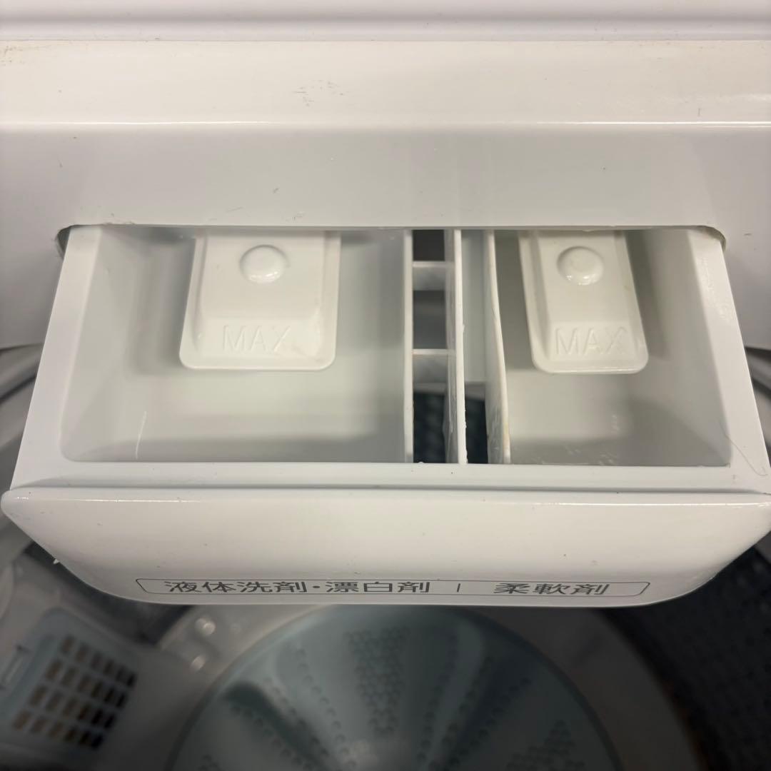 697 洗濯機　容量7kg ガラストップ　インバーター搭載　極美品　冷蔵庫も有