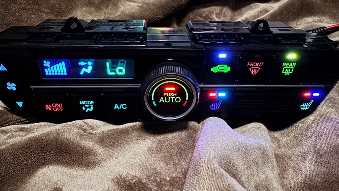 jf3 N-BOX Nボックス led打ち替え済み エアコンスイッチパネル