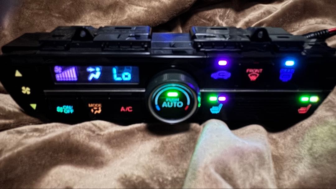 jf3 N-BOX Nボックス led打ち替え済み エアコンスイッチパネル