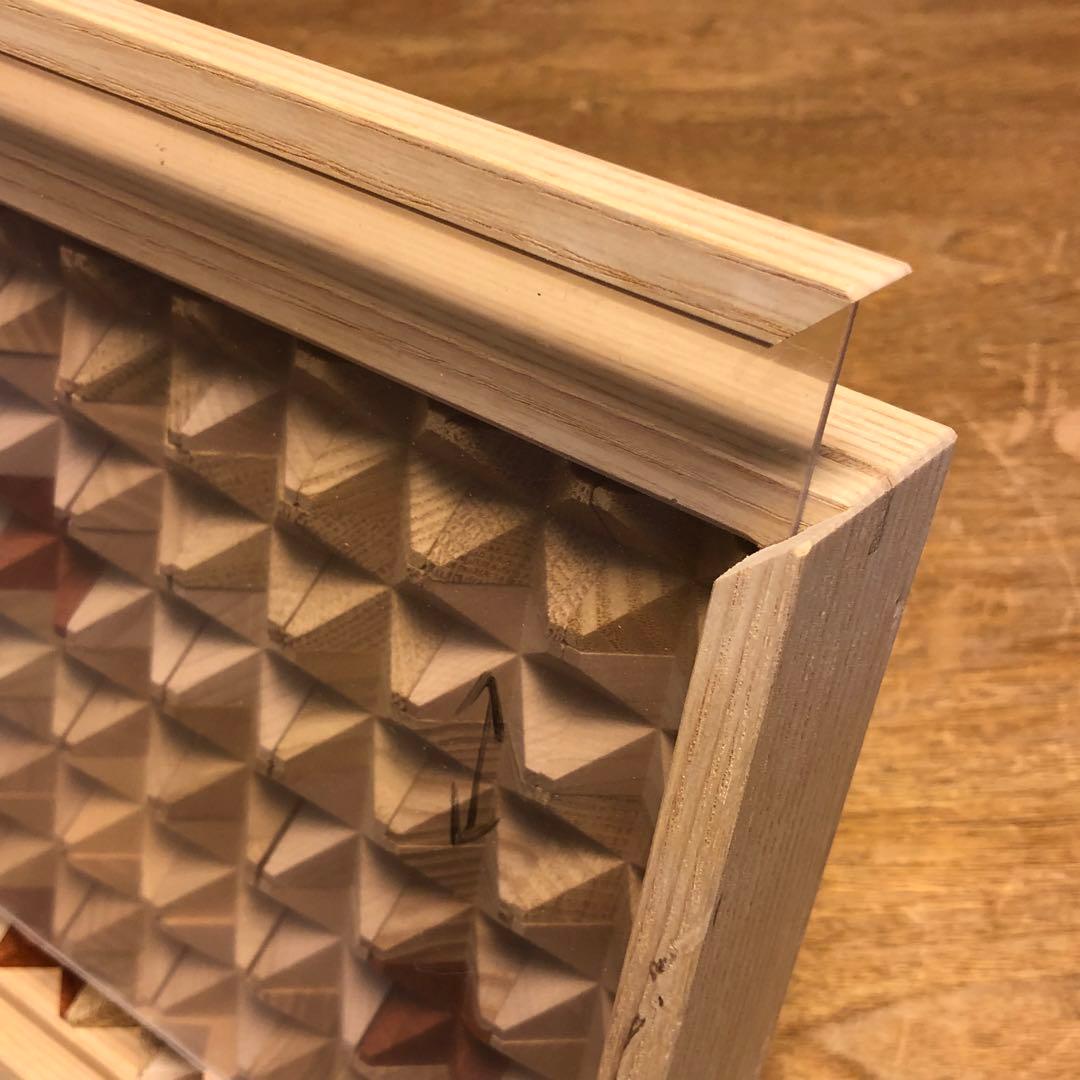 貴重な無垢材の積み木、パズル、ブロック/25mm/木箱付き