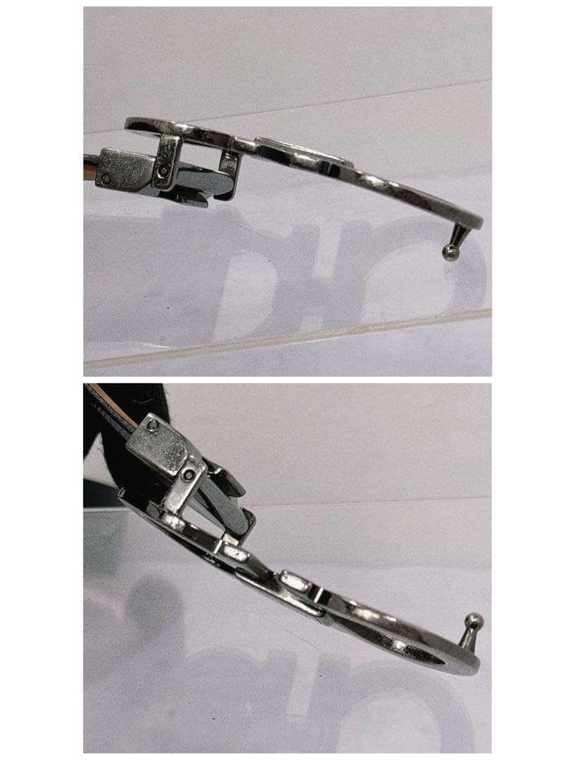 エイジング良好 Ferragamo ダブルガンチーニ ベルト シボ革ガンメタ