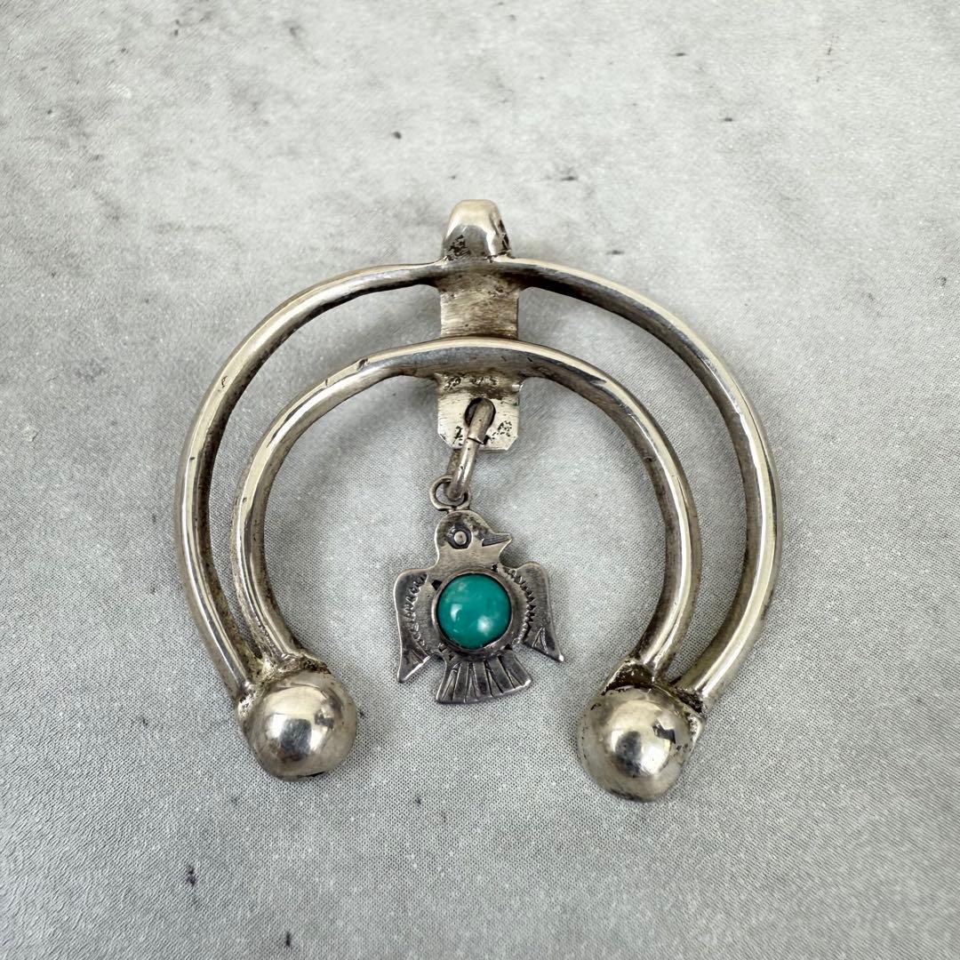 VINTAGE ナジャネックレストップ カラーストーン サンダーバード