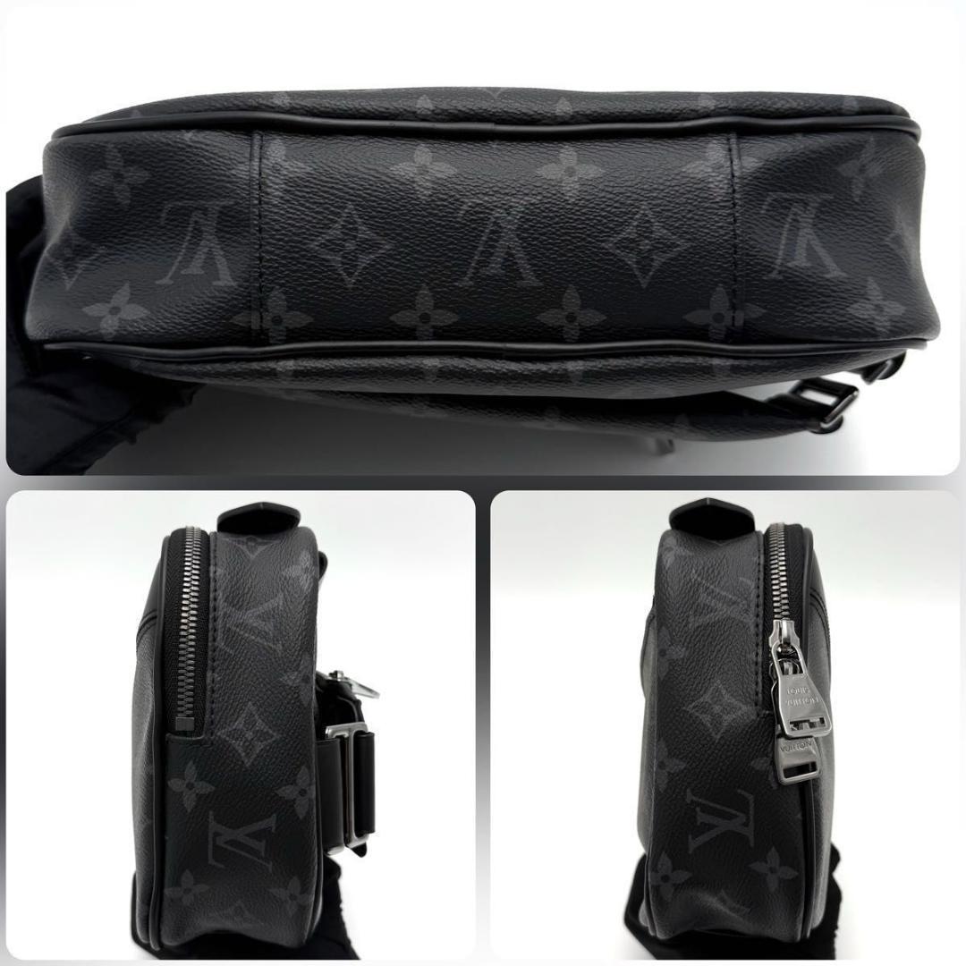 【極美品】ルイヴィトン モノグラム エクリプス バムバッグ ボディバッグ 黒