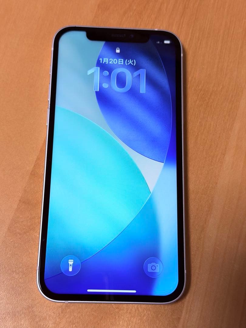 iPhone 12 ホワイト 128GB バッテリー100% Face ID不可