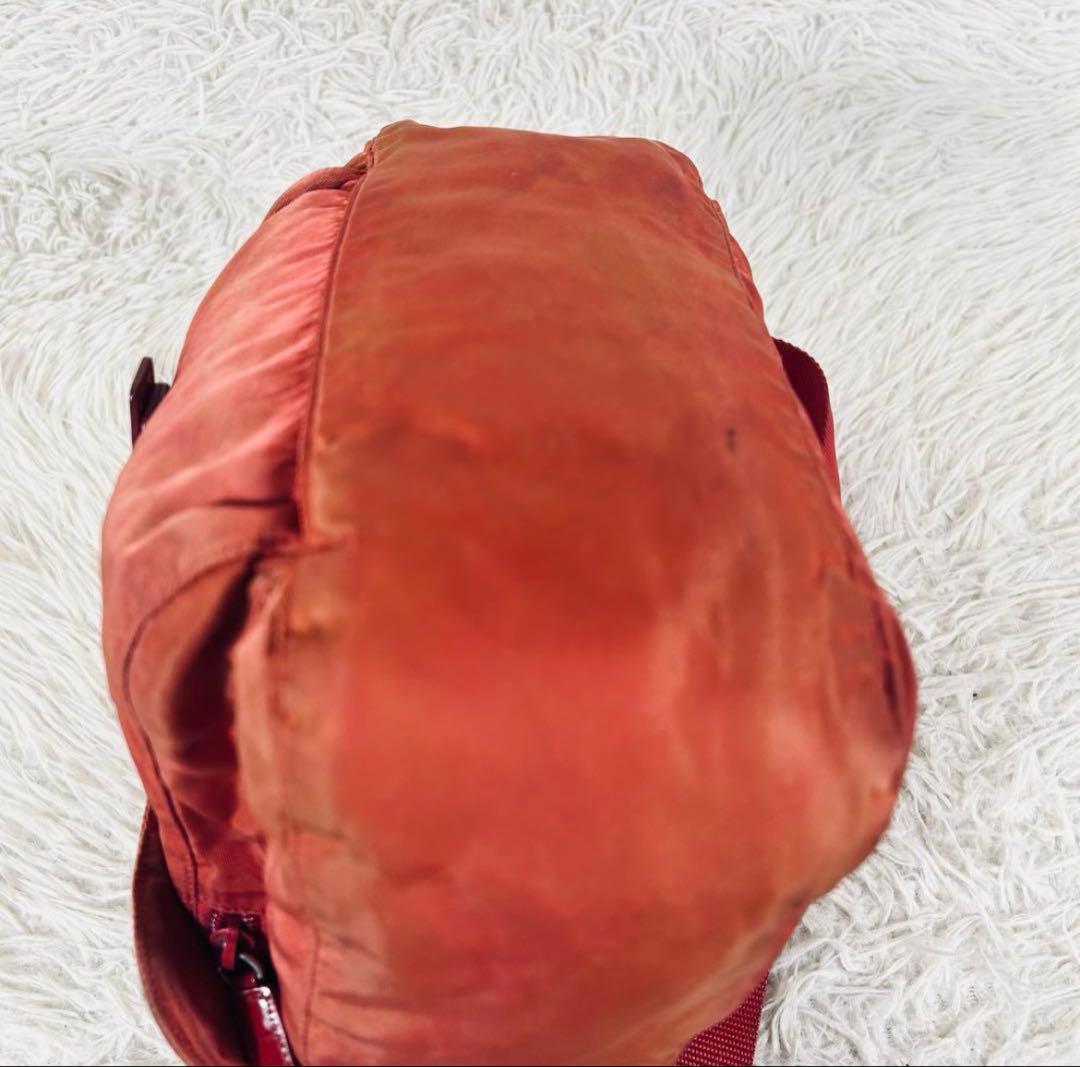 良品　PRADA　プラダ　ショルダーバッグ　ワンショルダーバッグ　赤　男女兼用