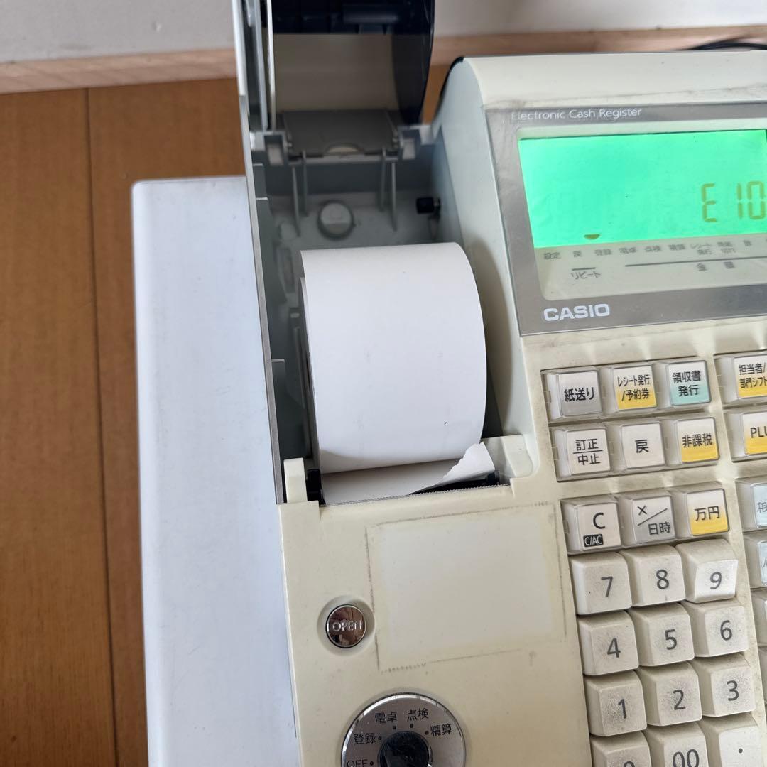 Casio カシオ TE-300 レジスター 中古品 動作確認済み 配送込み