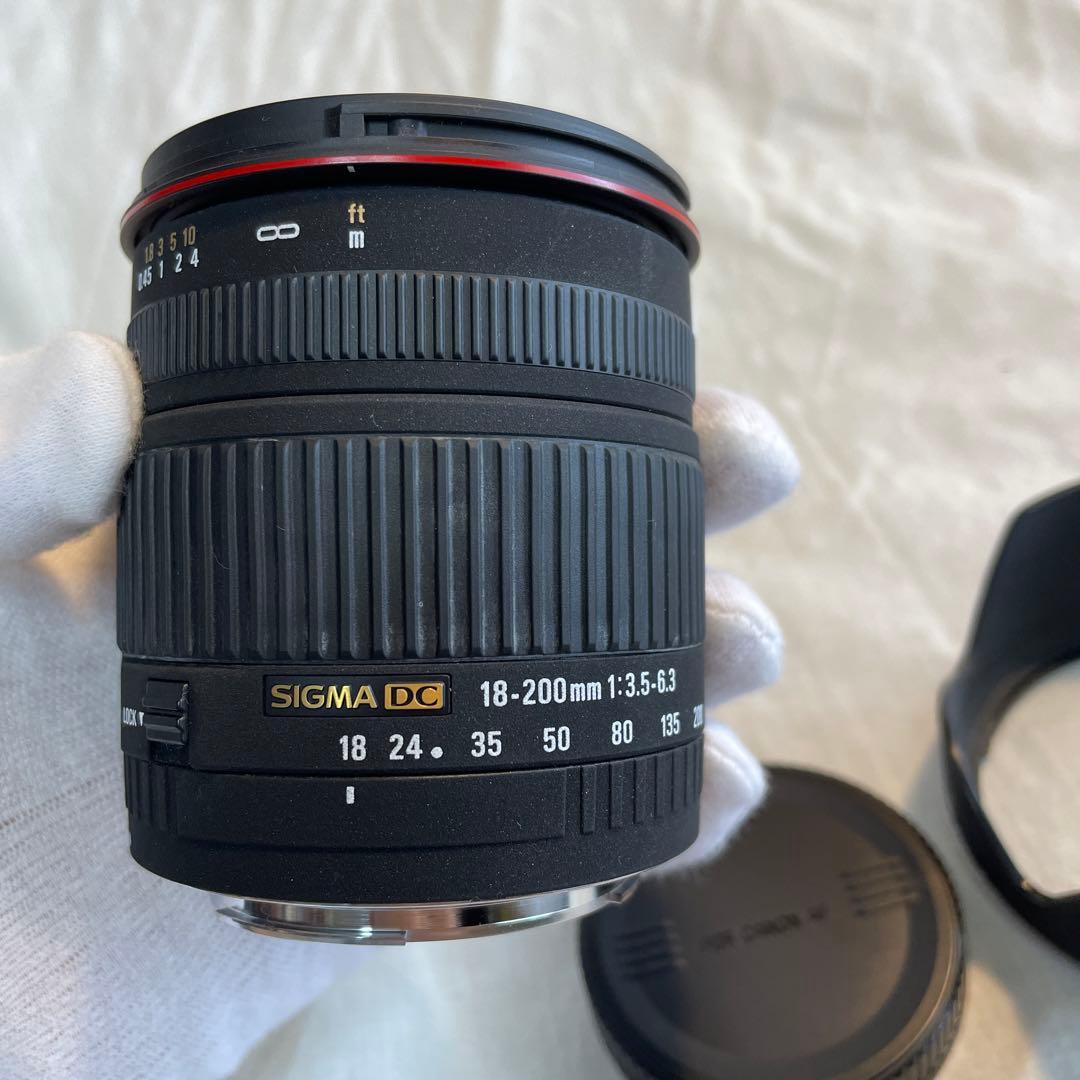 レンズ(ズーム) SIGMA ZOOM 18-200mm F3.5-6.3 DC