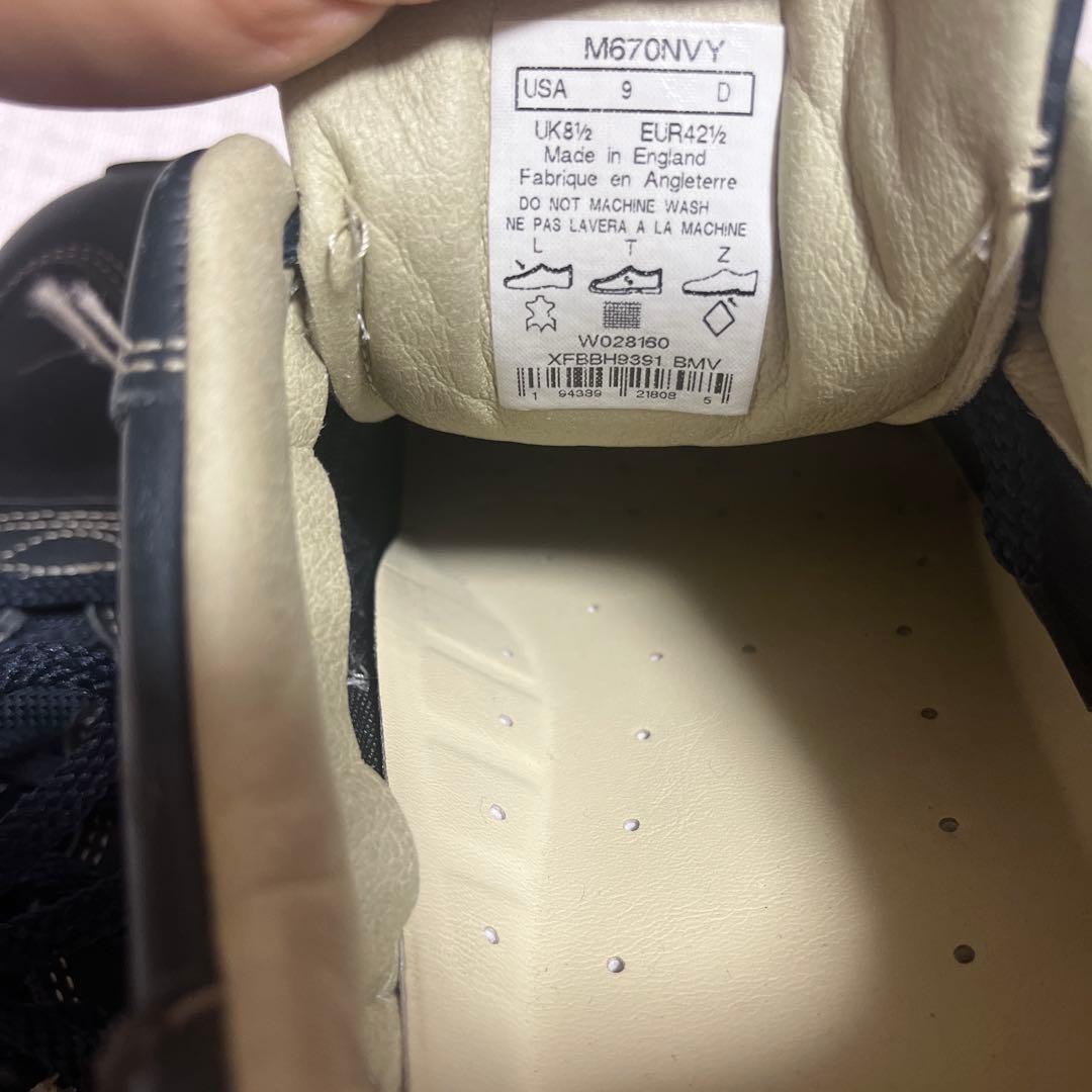 New Balance 670 シューズ USA 9 D