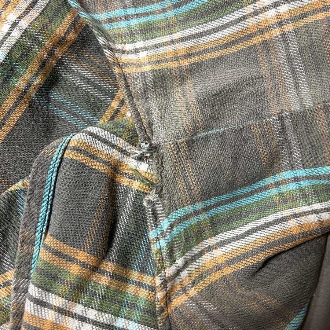 80s FIVE BROTHER ファイブブラザー ネルシャツ3XL USA製