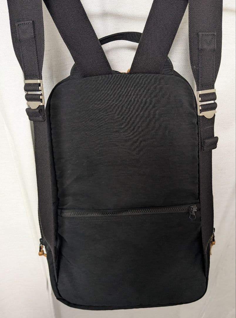 ニジュウカノウFUKUI SIWA　カタカナ別注　ナイロンリュック　Mブラック