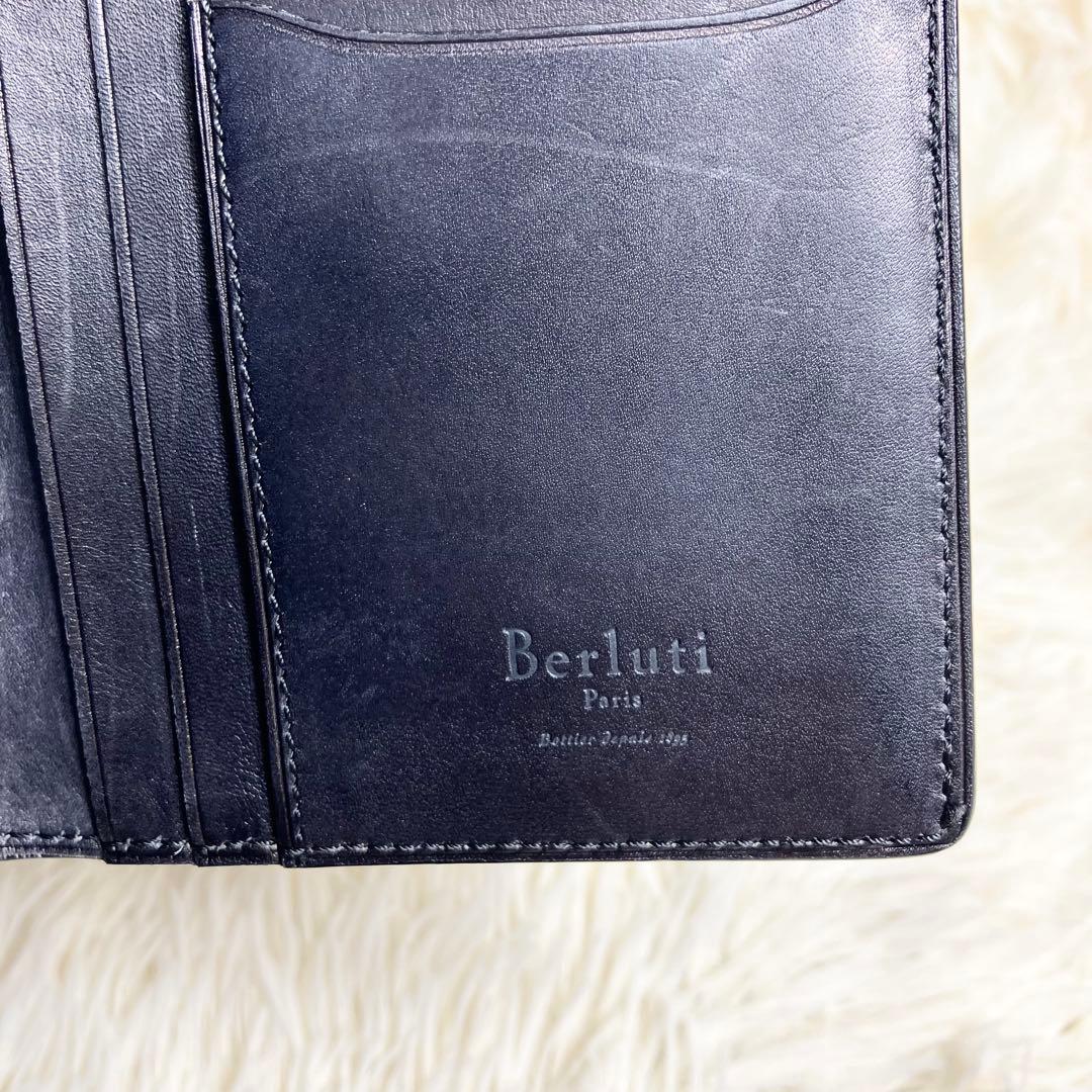 【良品】 ベルルッティ ロングウォレット カリグラフィ