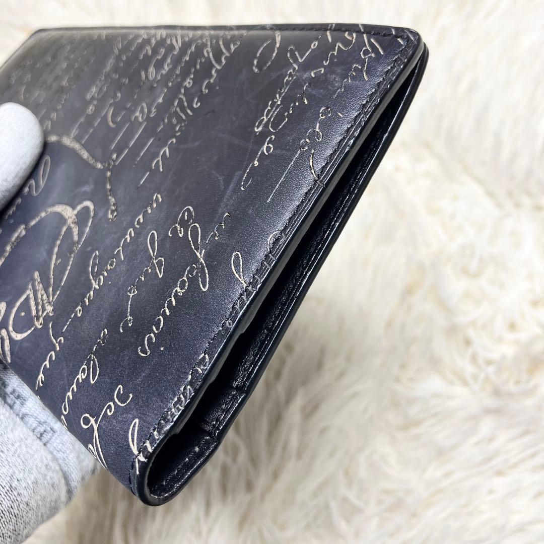 【良品】 ベルルッティ ロングウォレット カリグラフィ