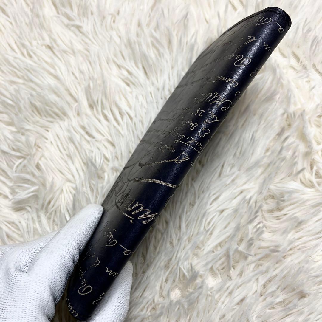 【良品】 ベルルッティ ロングウォレット カリグラフィ