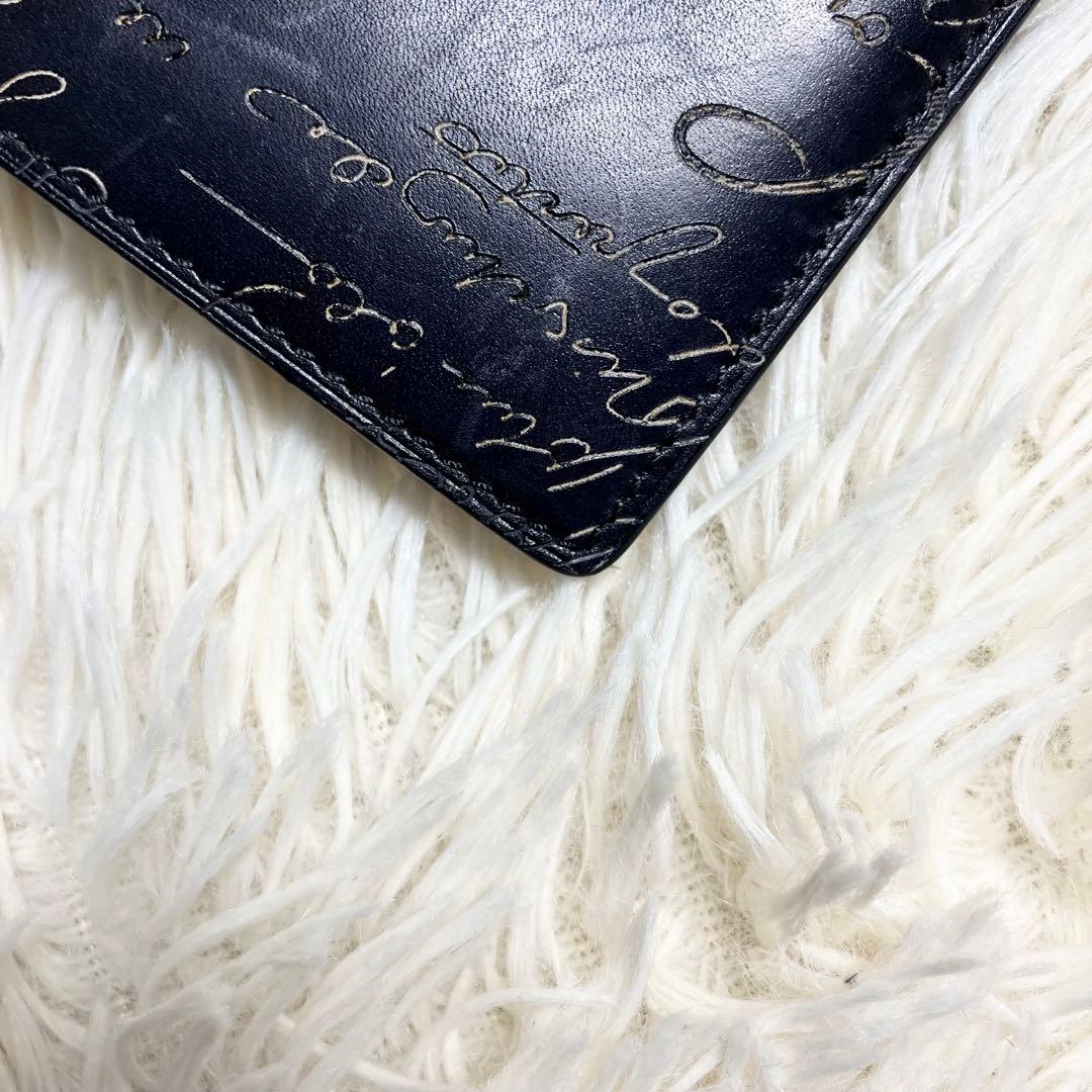 【良品】 ベルルッティ ロングウォレット カリグラフィ
