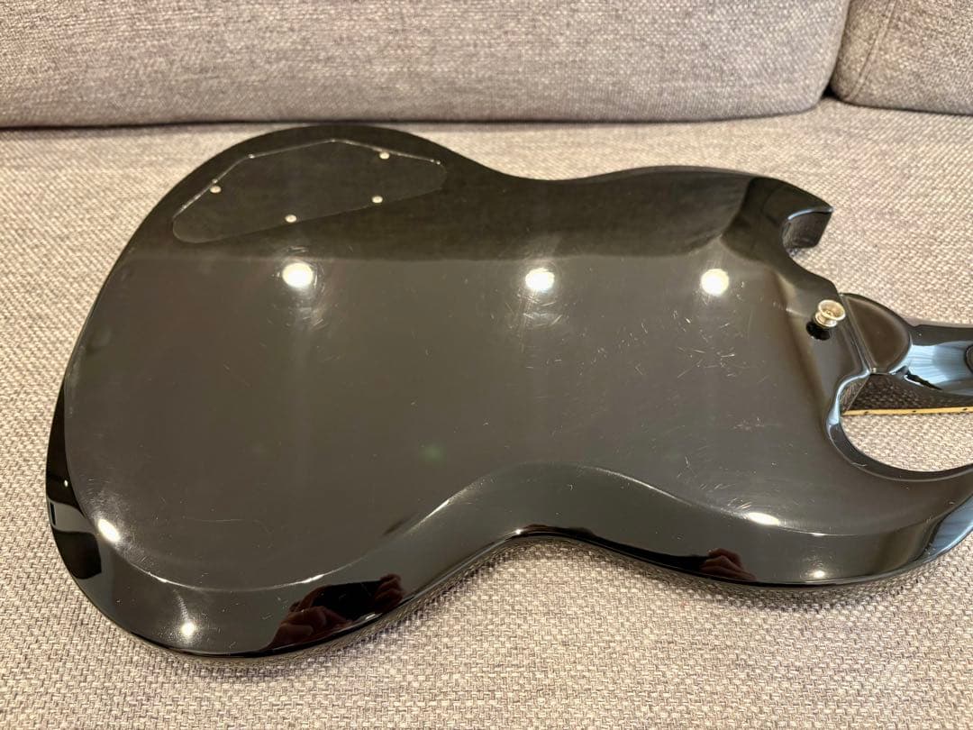 Burny (Fernandes) SGモデル ブラック スモールピックガード