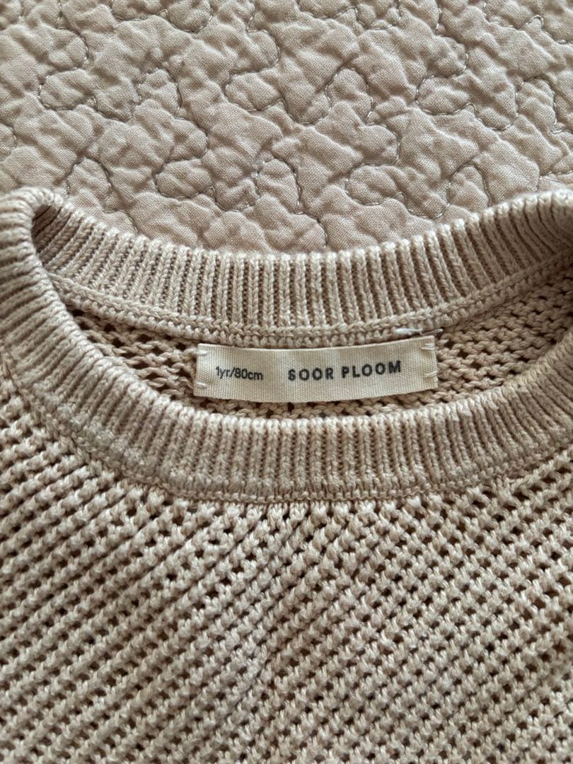 値下げしました！【美品】soorploom mimi knit 1yr/80