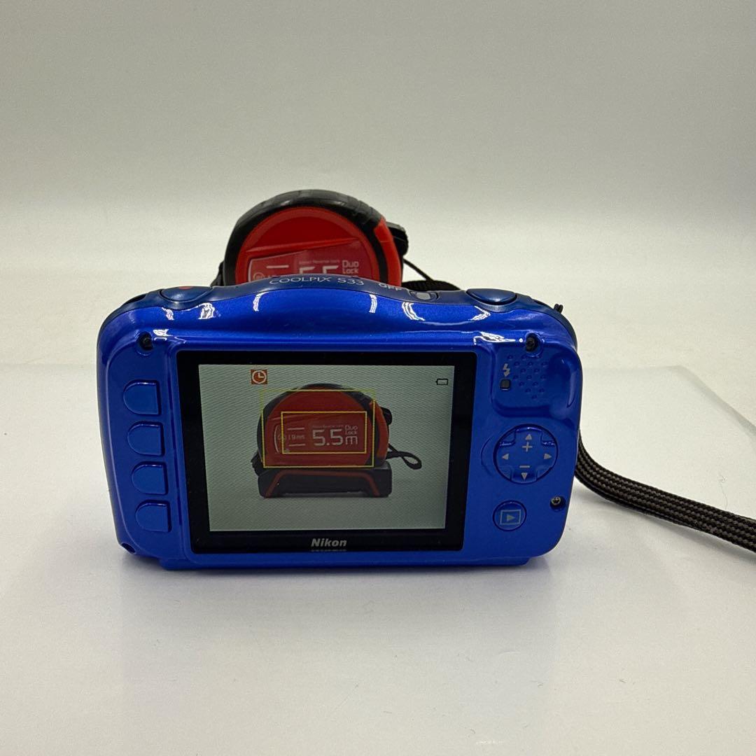 Nikon ニコン COOLPIX S33 ブルー 防水 耐衝撃