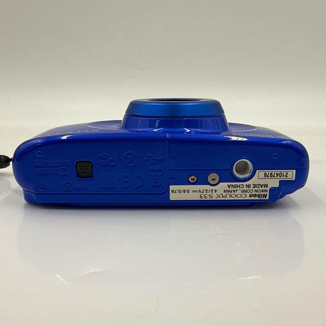 Nikon ニコン COOLPIX S33 ブルー 防水 耐衝撃