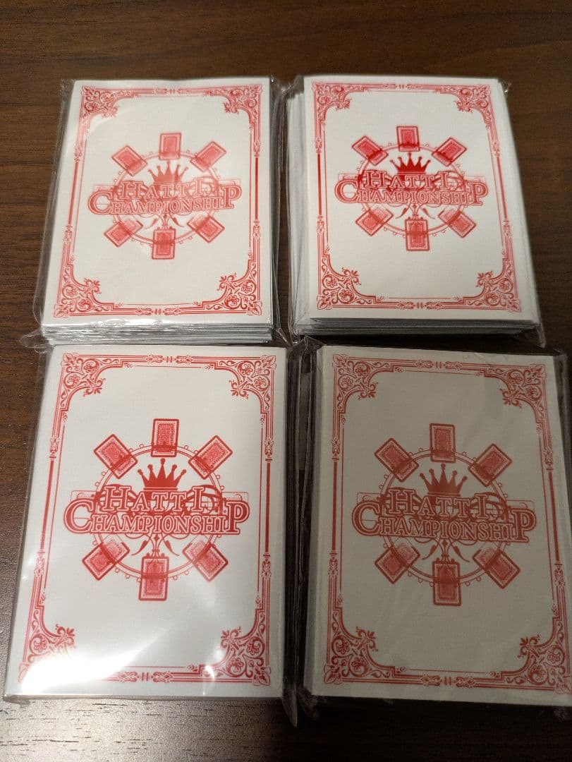 はっちCS スリーブ 白 赤 上位賞 4個