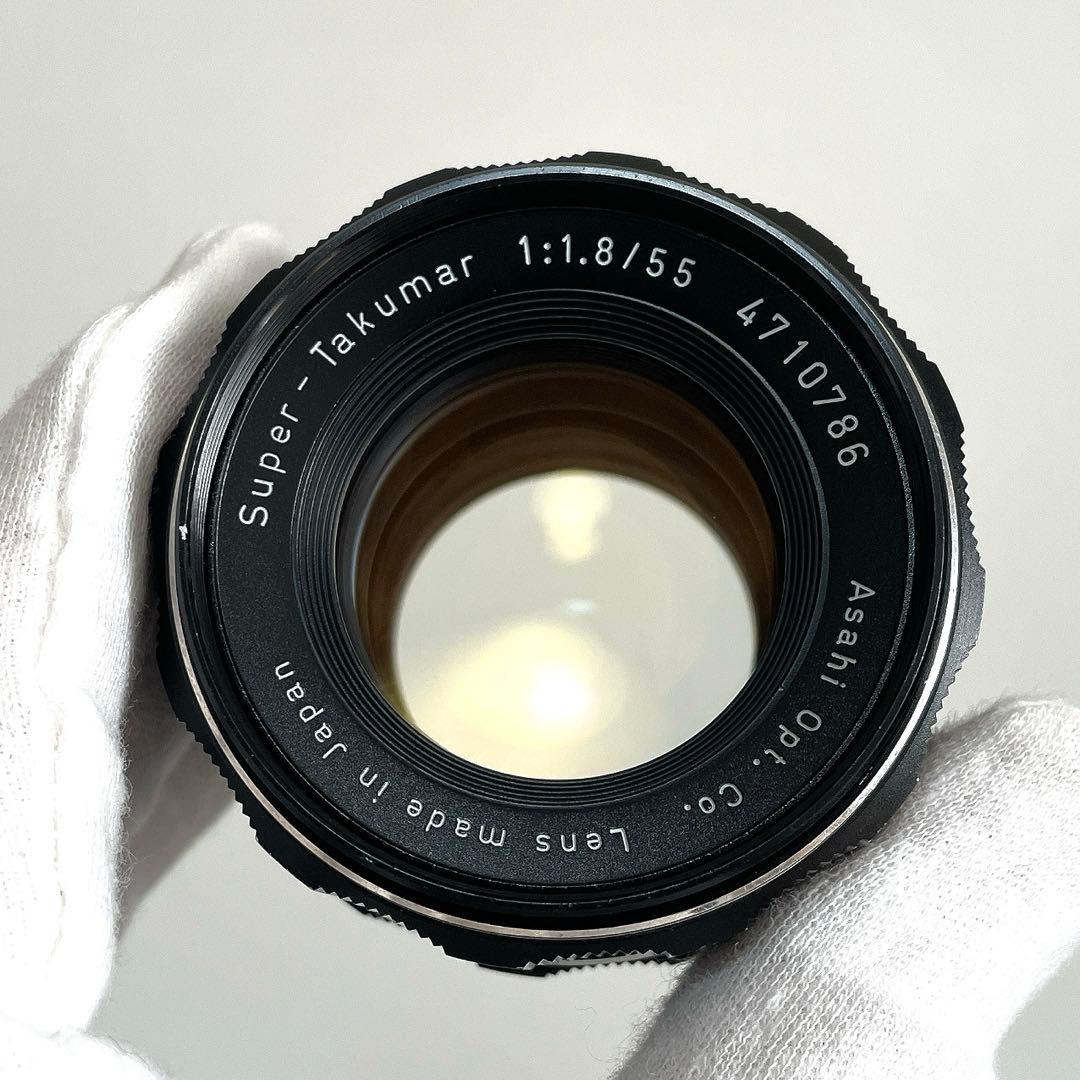 【虹色多重フレア】PENTAX Super Takumar 55mm f1.8