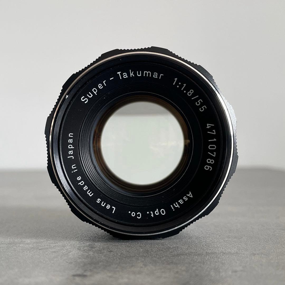 【虹色多重フレア】PENTAX Super Takumar 55mm f1.8