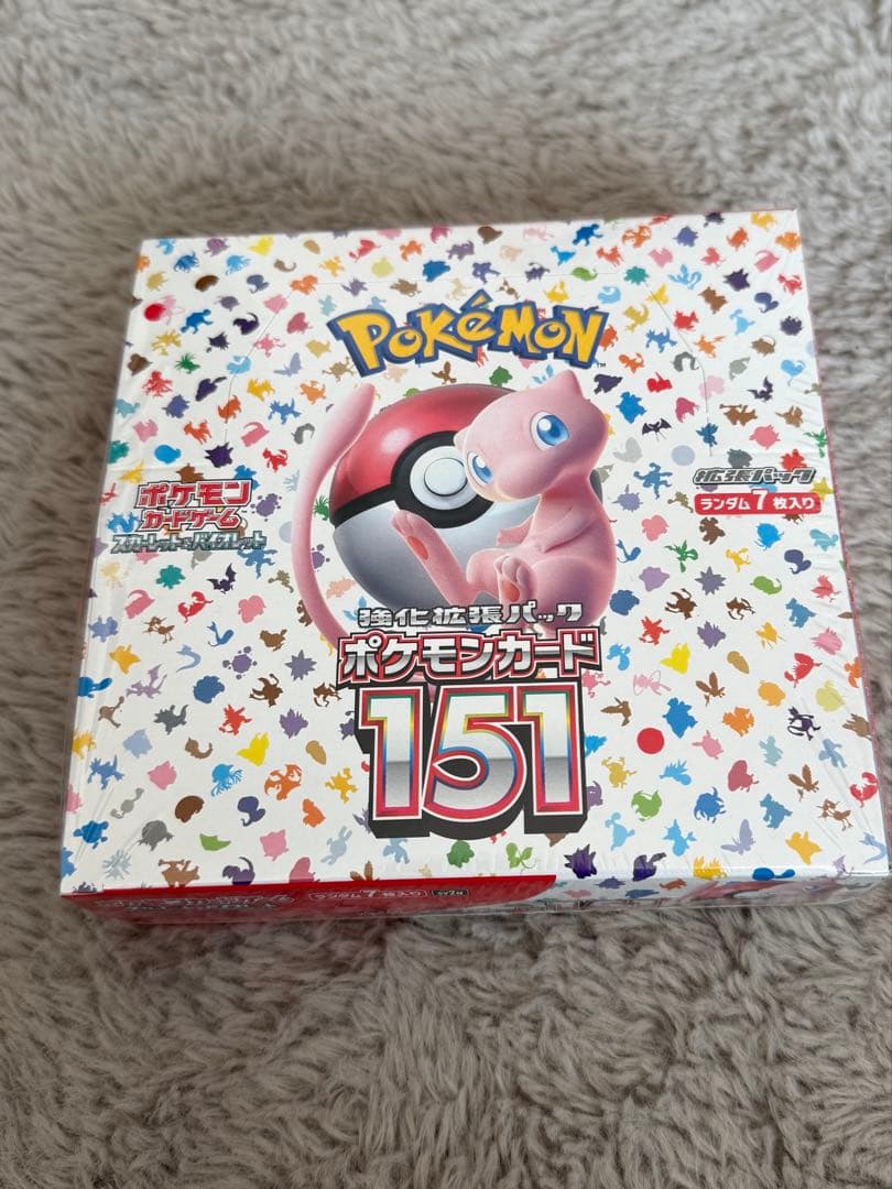 (シュリンク付き) ポケモンカード151 BOX