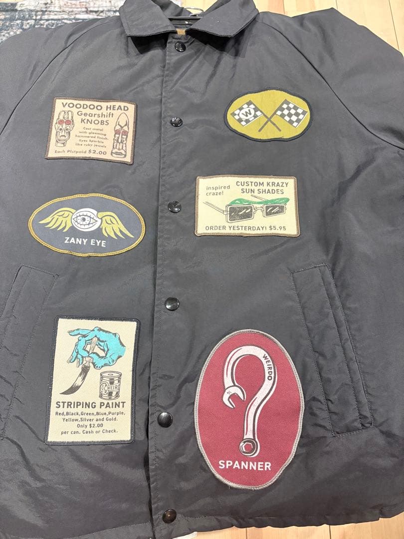 ジャケット・アウター WEIRDO MAIL ORDER COACH JACKET Black 2XL