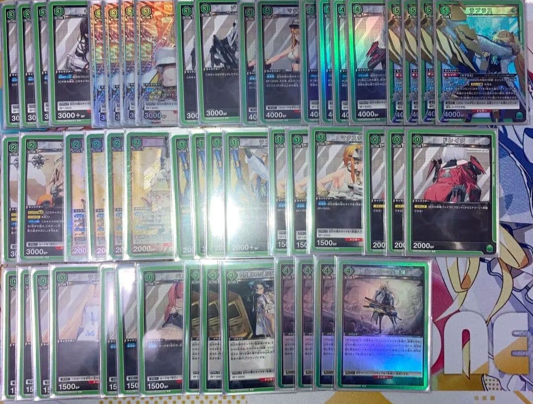 ミシリス　デッキ　ユニオンアリーナ　nikke　緑　SR以下４コン＋PR2種4枚