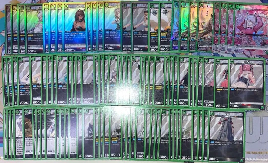 ミシリス　デッキ　ユニオンアリーナ　nikke　緑　SR以下４コン＋PR2種4枚