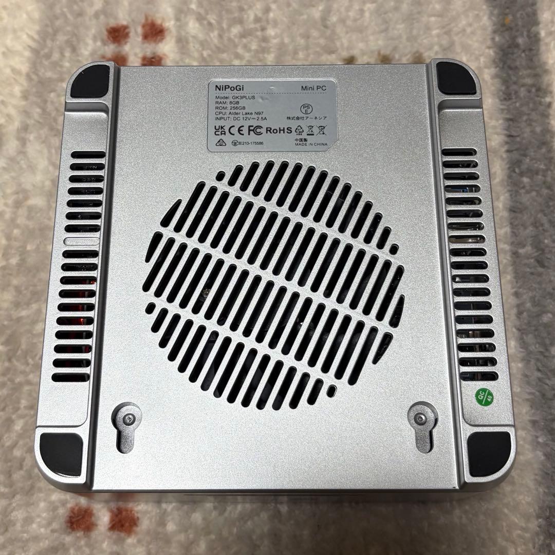 ミニPC NiPoGi GK3PLUS n97 16GB 256GB